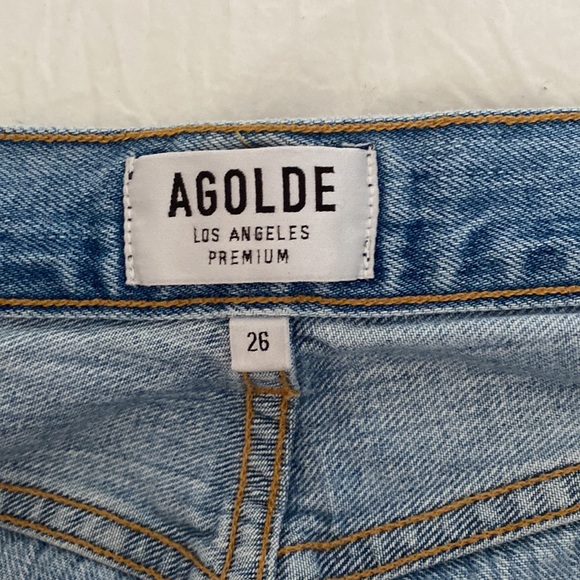 Agolde Riley High Rise Crop Jeans - Picture 3 of 4